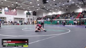 120 lbs 7th Place Match - Greg Lamb, Kokomo vs Robert Peacock, Richmond