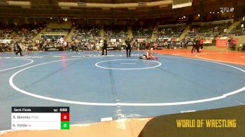 46 lbs Semifinal - Azerijah Bonney, Pomona Elite vs Knox Pohle, Rough House