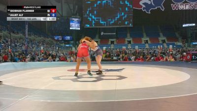 155 lbs Cons. Sub-semis - Siobhan Flanner, KS vs Juliet Alt, PA