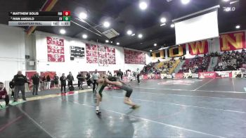 106 lbs Quarterfinal - Ivan Angulo, Coachella Valley vs Matthew Solis, Paramount