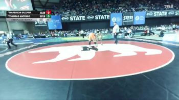 Boys 1A 132 lbs 3rd Place Match - Harrison Suzara, Kalama vs Thomas Antonio, Royal