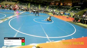 89 lbs Round Of 16 - Chase Franklin, Legends Of Gold vs Garrett Short, Cowboy Wrestling Club