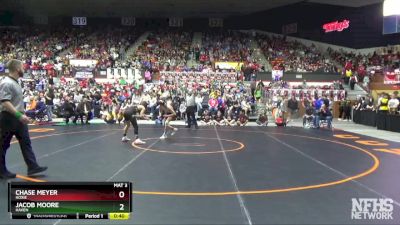 3-2-1A 126 5th Place Match - Chase Meyer, Hoxie vs Jacob Moore, Haven