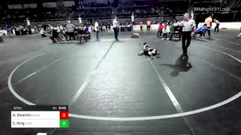 57 lbs Consolation - Hunter Owimrin, Ramsey vs Cameron King, Upper Township