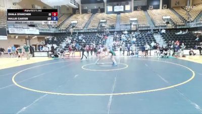 131 lbs Cons. Round 2 - Svala Starcher, Schreiner University vs Hallie Carter, Adams State