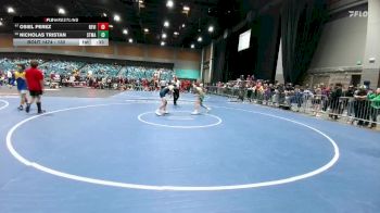 132 lbs Cons. Round 3 - Osiel Perez, Redwood -Visalia vs Nicholas Tristan, St. Mary`s