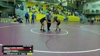 135 lbs Cons. Round 2 - Kaidynce Daniels, Warrenton vs Giselle Flores Herrera, Southridge