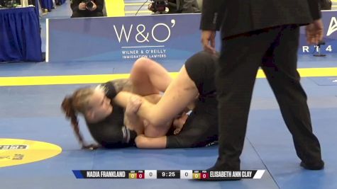 Elisabeth Ann Clay vs Nadia Frankland 2024 World IBJJF Jiu-Jitsu No-Gi Championship