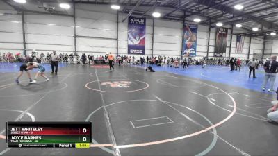 88 lbs Rd# 5- 3:45pm Friday Final Pool - Jayce Barnes, Team Michigan vs Jett Whiteley, SELECT Utah