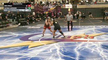 190 lbs Round 3 (3 Team) - Ava Ayala, Apple Valley vs Alyssa Leonard, Stillwater