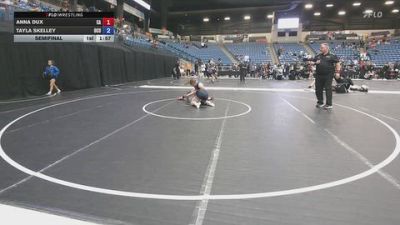 131 lbs Semifinal - Tayla Skelley, Oklahoma City University vs Anna Dux, Carl Albert