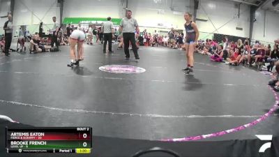 118 lbs Round 2 (3 Team) - Brooke French, Level Up vs Artemis Eaton, Fierce & Scrappy