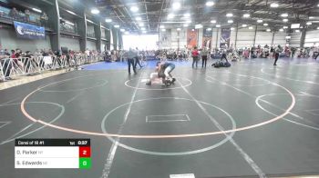 145 lbs Consi Of 16 #1 - Daniel Parker, NY vs Shayden Edwards, NC