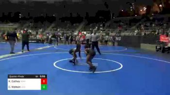 85 lbs Quarterfinal - Kimorah Cathey, Team Tulsa vs Cire Watson, Unaffiliated