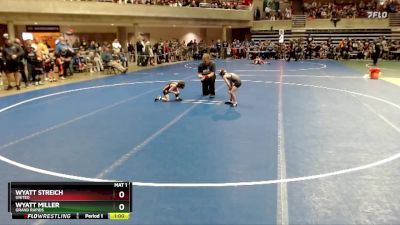 40 lbs Champ. Round 1 - Wyatt Streich, UNITED vs Wyatt Miller, Grand Rapids