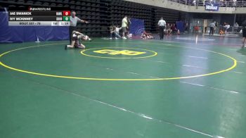 78 lbs Consi-qtrs - Jae Swanick, Hawley vs Ivy Mckinney, Souderton