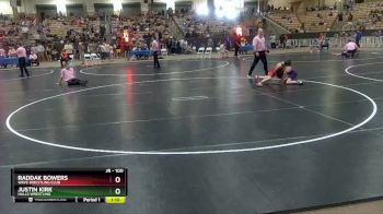 100 lbs Quarterfinal - Raddak Bowers, Wave Wrestling Club vs Justin Kirk, Halls Wrestling