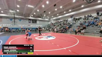 250 lbs 3rd Place Match - Isaac Johnson, Sheridan Wrestling Club vs Daniel Hoopes, Sheridan Wrestling Club