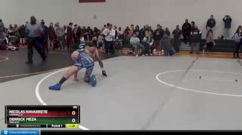 150 lbs Semifinal - Derrick Meza, Walnut vs Nicolas Navarrete, Camarillo