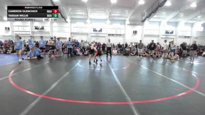 96 lbs Round Robin 2 - Cameron Olenchick, Rogue Wrestling Club-MS vs Taegan Willis, Backyard Barbarians-MS