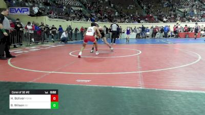 113 lbs Consi Of 32 #2 - Haeyden Boliver, Fort Gibson Youth Wrestling vs Brody Wilson, Sand Springs HS