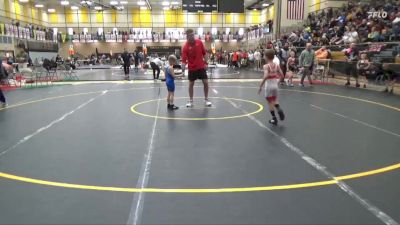 8U FS - 56 lbs Champ. Round 1 - Jace Weaver, Moen Wrestling Academy vs Thomas Omans, Iowa