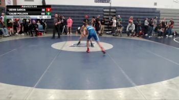 117 lbs Quarterfinal - Devin Garcia, Suples Wrestling Club vs Caleb Pollock, Middleton Wrestling Club