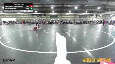 95 lbs Consi Of 32 #2 - Brookson Marksbury, Michigan Premier Wrestling Club vs Brady Genard, Mat Assassins