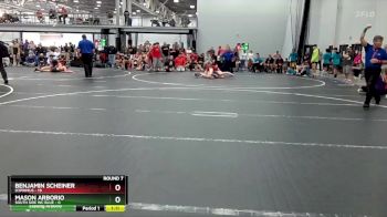 120 lbs Round 7 (8 Team) - Mason Arborio, South Side WC Blue vs Benjamin Scheiner, D3Primus