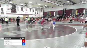 120 lbs Semifinal - Brian Little, Unattached vs Raffaele Fonte, Iron Horse