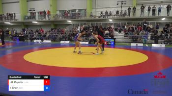 49kg Quarterfinal - Riley Papalia, Lakeland Legends WA vs Isabelle Chen, Bhullar WC