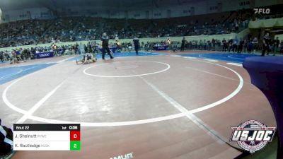 64 lbs Round Of 16 - James Shelnutt, Randall Youth Wrestling Club vs Kloe Routledge, Husky Wrestling Club