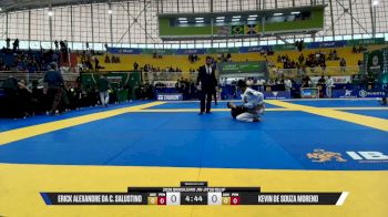 Kevin De Souza Moreno vs Erick Alexandre Da C. Salustino 2026 Brasileiro Jiu-Jitsu IBJJF