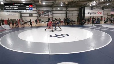87 lbs Cons. Sub-quarters - Jonah Anderson, Mustang Wrestling Club vs Jonathan Sims, Ohio Valley CC Wrestling Club