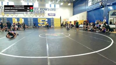 120 lbs Round 1 (8 Team) - Ethan Carrillo, Eagles WC vs Andres De La Hoz Boscan,, Wild Horse Riders