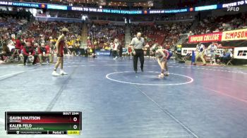 2A-106 lbs Cons. Round 3 - Kaleb Feld, Garner-Hayfield/Ventura vs Gavin Knutson, Decorah