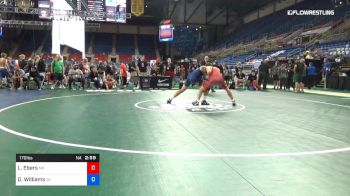 170 lbs Cons 16 #1 - Luke Ebers, Missouri vs Deiondre Williams, Wisconsin