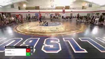 60 lbs Quarterfinal - Jaxon Holtz, Ohio Rampage vs Zander Smith, Midwest Xtreme Wrestling