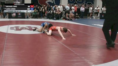 48 kg Champ. Rd Of 32 - Michael Bird, Izzy Style Wrestling vs Luke Loren, Monster Garage Wrestling