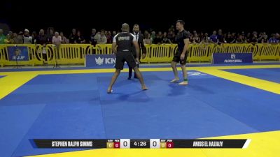 Aniss El Hajjajy vs Stephen Ralph Simms 2025 Pan IBJJF Jiu-Jitsu No-Gi Championship