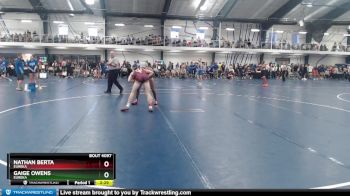 Elite 141 lbs Cons. Round 2 - Gaige Owens, Eureka vs Nathan Berta, Eureka