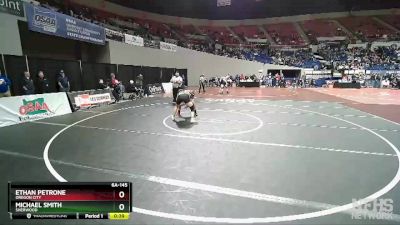 6A-145 lbs Cons. Round 3 - Michael Smith, Sherwood vs Ethan Petrone, Oregon City