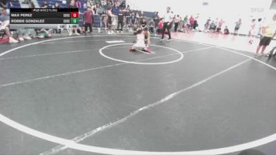 106 lbs Semifinal - Robbie Gonzalez, Savage House Wrestling Club vs Max Perez, Cal Grapplers Wrestling Club