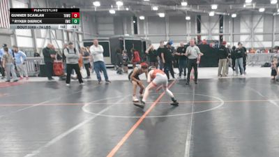 78 lbs Cons. Sub-semis - Gunner Scanlan, Team Aggression Wrestling Club vs Ryker Dierick, Elma Wrestling Club