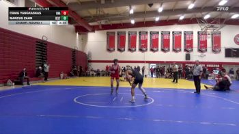 157 lbs Champ. Round 1 - Craig Yangkaskas, Unattached vs Marcus Zahn, San Joaquin Delta