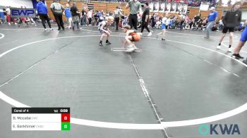 55 lbs Consi Of 4 - Brooks Mccabe, Cowboy Wrestling Club vs Eric Barkhimer, Choctaw Ironman