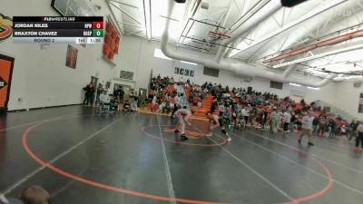 138B Round 2 - Braxton Chavez, Rock Springs vs Jordan Niles, Huntley Project (Worden)