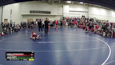 95 lbs Finals (8 Team) - Kosta Hatzigeorgiou, Team Rogue vs Gavin Hoeft, Minnesota Gold