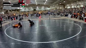 190 lbs Quarterfinals (8 Team) - Reece Myers, Pigeon Forge High School vs Quenston Davis, Munford High School