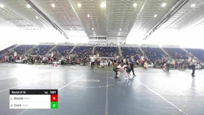 86 lbs Round Of 16 - Liam Blazek, Grindhouse WC West vs Jordin Clark, Fearless WC